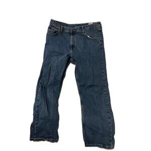 Wrangler Regular Fit Blue Jeans Mens 38x30